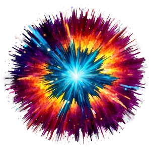 Vibrant Stardust Explosion Png 06272024 PNG image