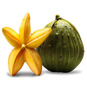 Vibrant Starfruit PNG Xdw33