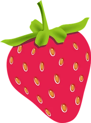 Vibrant Strawberry Graphic PNG image