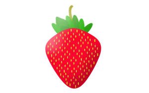 Vibrant Strawberry Illustration
