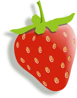Vibrant Strawberry Illustration