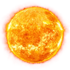 Vibrant Sun Transparent Background PNG image