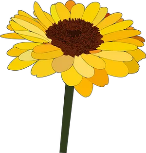 Vibrant Sunflower Illustration