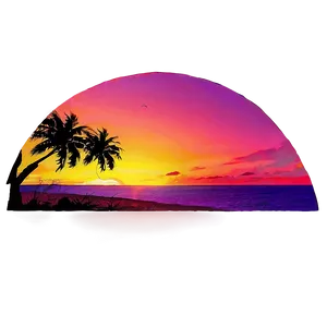 Vibrant Sunset Colors PNG 05212024