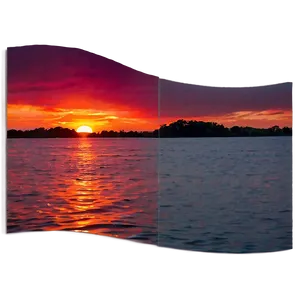 Vibrant Sunset Colors Png Qme38 PNG image