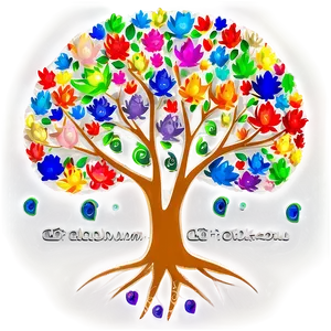 Vibrant Tree Of Life Artwork PNG Cvk58 PNG
