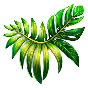 Vibrant Tropical Leaf Clipart Png 84 PNG image