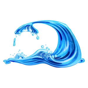 Vibrant Water Waves PNG 06262024 PNG