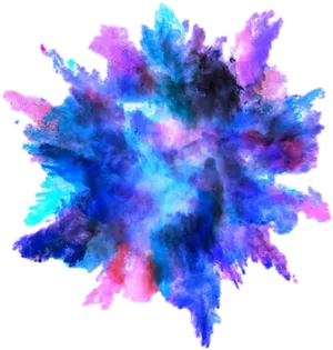Vibrant Watercolor Splash PNG