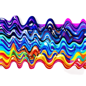 Vibrant Wave Pattern Png 06272024 PNG image