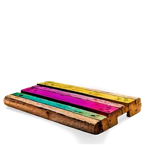Vibrant Wooden Plank Color PNG Wgw PNG