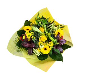 Vibrant Yellow Floral Bouquet