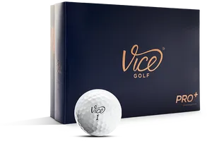 Vice Golf Pro Plus Ball Packaging PNG image