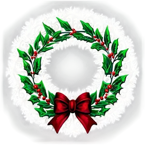 Victorian Christmas Wreath Png 12 PNG image