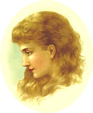 Victorian Era Portrait Girl