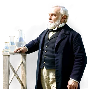 Victorian Era Scientist Darwin Png Qtu PNG image