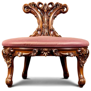 Victorian Furniture Elegance PNG Unt