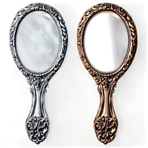 Victorian Hand Mirror PNG 46