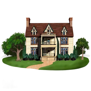 Victorian House Drawing Png Nvq49 PNG image