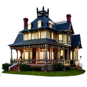 Victorian Houses PNG 45