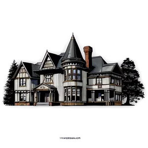 Victorian Mansion Drawing Png 39 PNG image