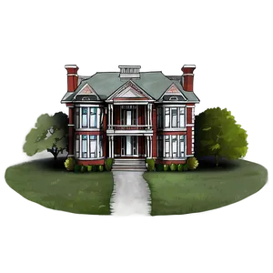 Victorian Mansion Drawing Png Rxu3 PNG image