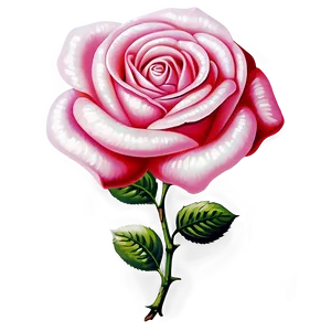 Victorian Rose Print Png 06292024 PNG image