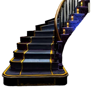 Victorian Staircase PNG 06122024