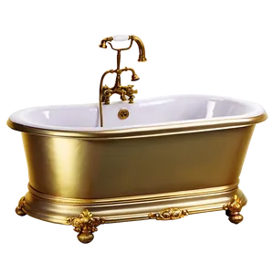 Victorian Style Painted Tub PNG 06282024 PNG