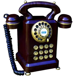 Victorian Style Telephone PNG 05252024 PNG
