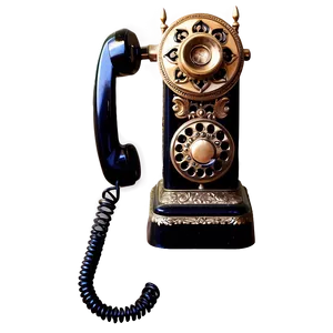 Victorian Style Telephone Png 77 PNG image