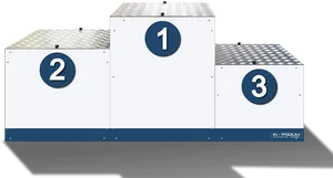 Victory Podium Display PNG