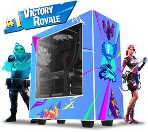 Victory Royale Gaming P C Setup PNG image