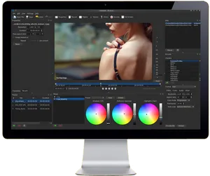 Video Editing Color Grading Software Screen PNG image