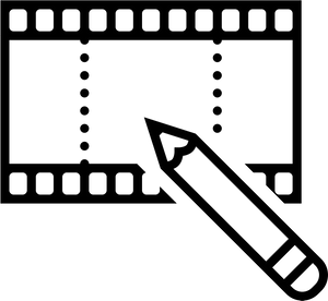 Video Editing Concept Graphic PNG