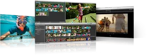 Video Editing Software Interface PNG