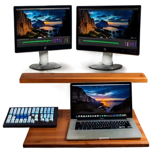 Video Editing Studio Setup Png 06262024 PNG image