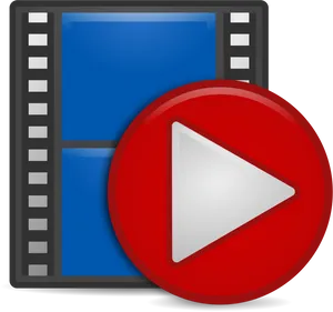 Video Play Button Icon PNG