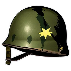 Vietnam War Helmet Illustration Png 31 PNG image