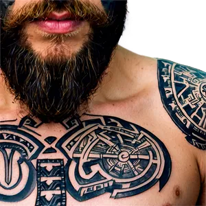 Viking Chest Tattoo Designs Png 83 PNG image