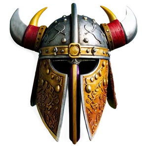 Viking Chief Helmet PNG 06132024
