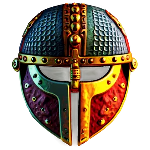 Viking Helmet Emblem PNG Rue