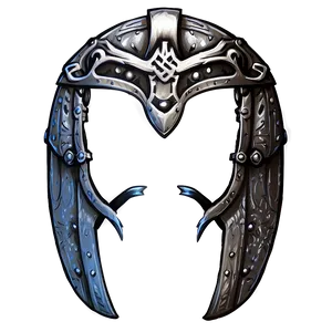 Viking Helmet Sketch PNG Gvs