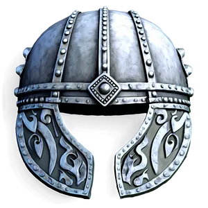 Viking Helmet Tattoo Style PNG Idw PNG