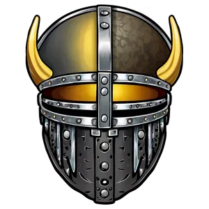 Viking Helmet Tattoo Style PNG Nlv PNG