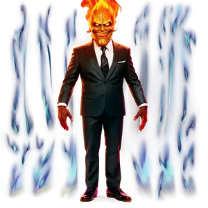 Villain In Flames Png Ydi98 PNG image