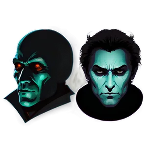 Villain Portrait Silhouette Png Crk4 PNG image