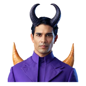 Villain With Horns Png Ske35 PNG image