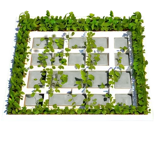 Vine Overgrown Window Frame PNG image