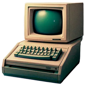 Vintage 90s Computer PNG 06252024